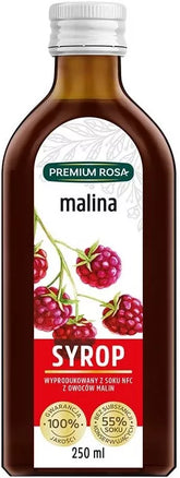 Himbeersirup 250 ml PREMIUM ROSA - Biogo.de